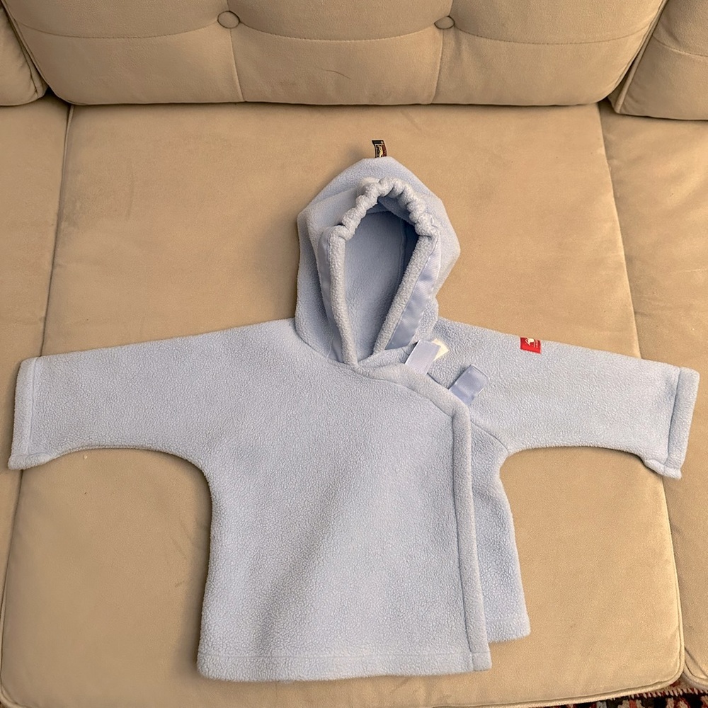 6 months baby widgeon polartec fleece jacket EUC